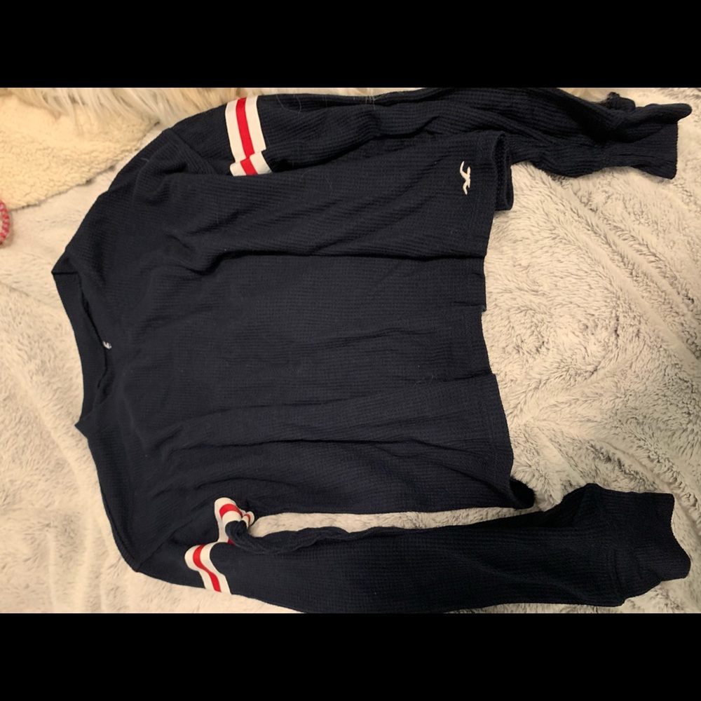 hollister cropped long sleeve